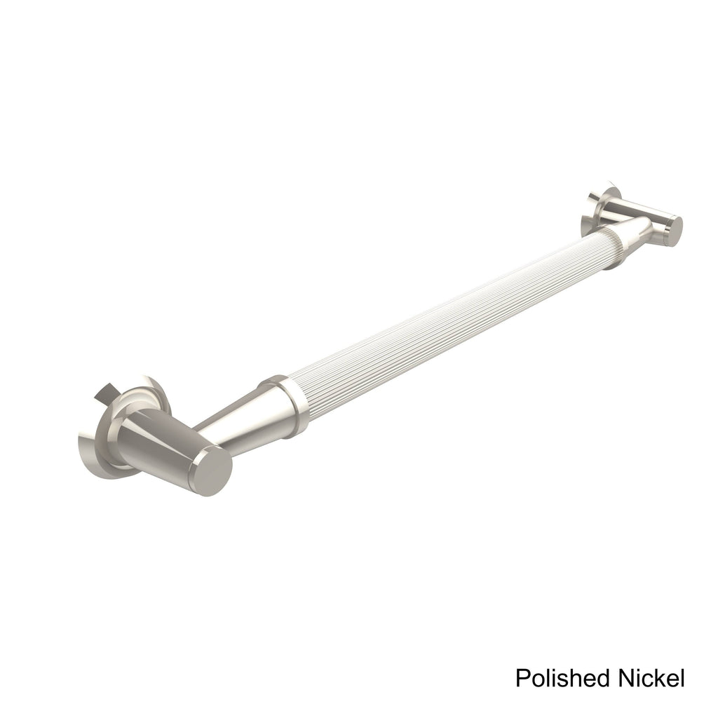 Antique Copper 16-Inch Reeded Grab Bar O80263