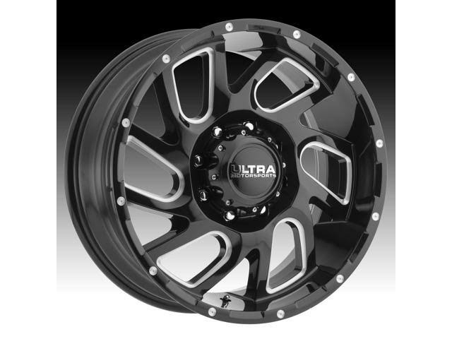 17x9 5x127 +10mm Black/Milled Wheel Rim O9664