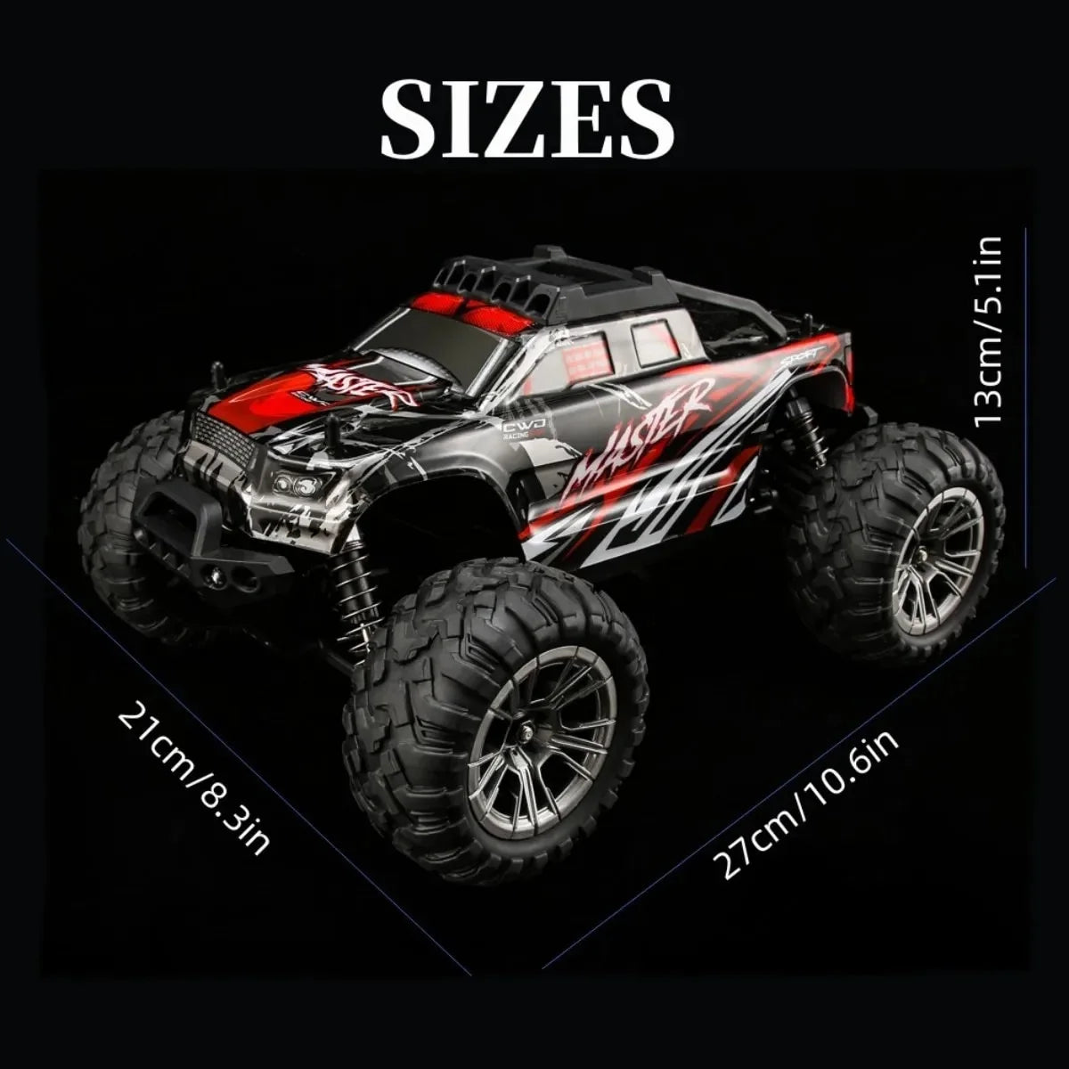 Red 4WD Remote Control Car M903218