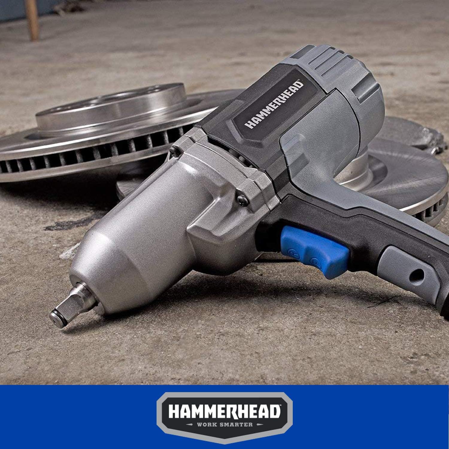 2 Pc 7.5-Amp 1/2 Inch Impact Wrench F81084
