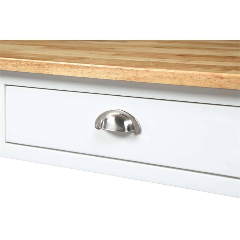 Butcher Block Top Kitchen Cart A93406