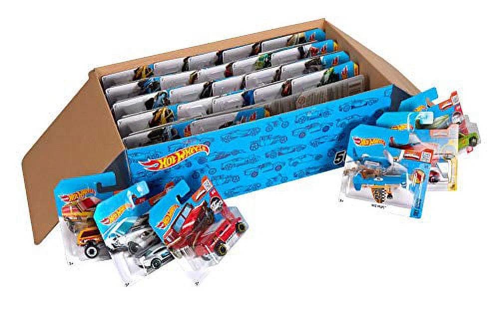 50 Pieces Hot Wheels Car Vehicle Playset M67291