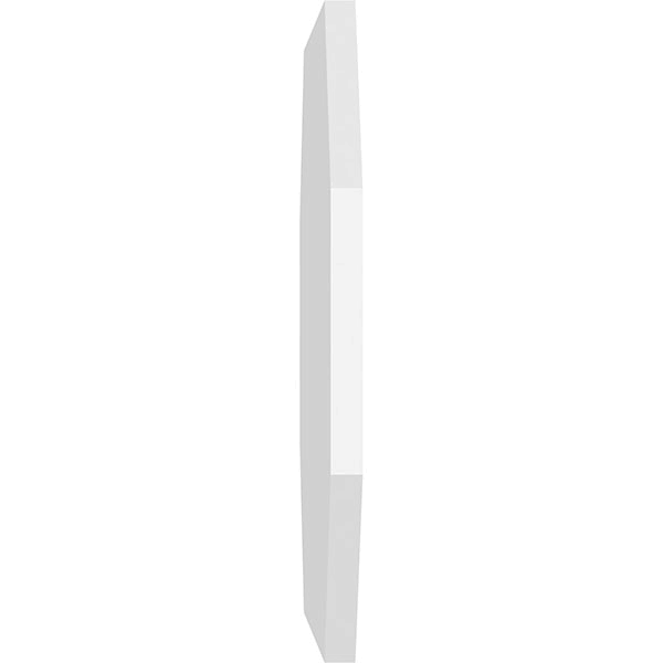 PVC Horizontal Elongated Octagon Gable Vent D589230