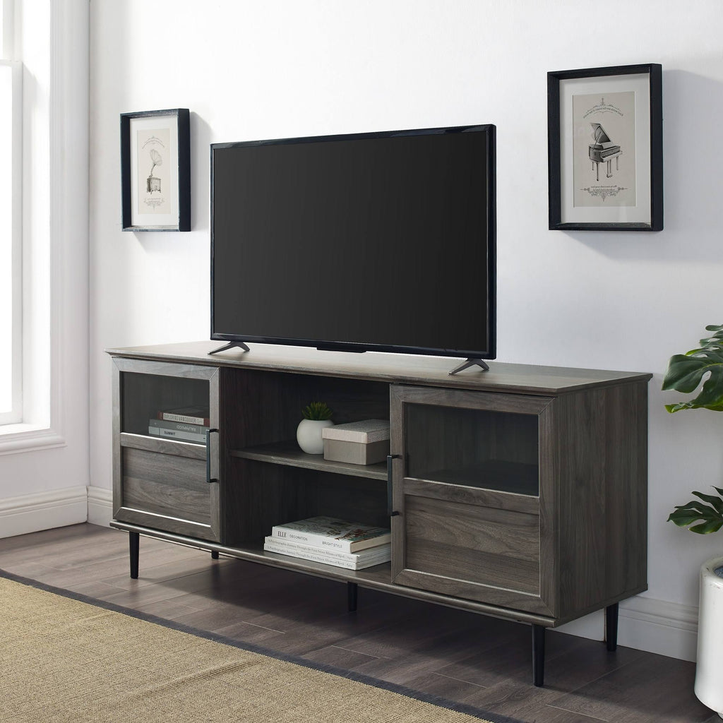 Reclaimed Barnwood 2-Door TV Console C7971