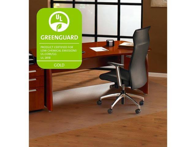 Clear Polycarbonate Chair Mat for Hard Floors, 60 x 79 Q1429