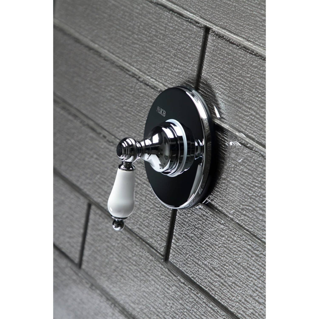 Polished Brass Three-Way Diverter Valve with Trim Kit J435356