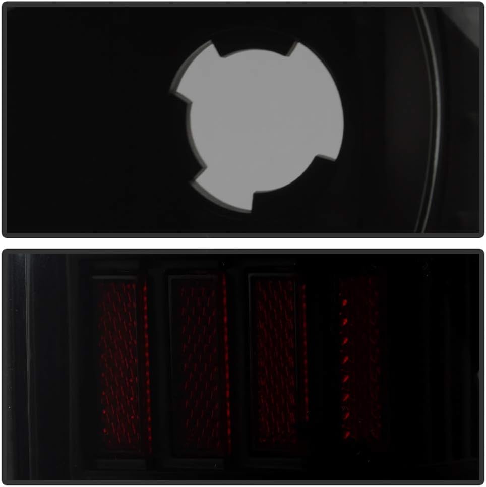 Black Smoke LED Tube Tail Lights Brake Lamps N469318