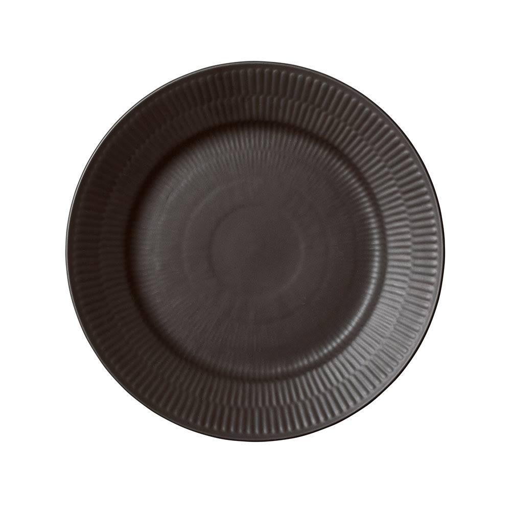 Black Fluted Salad Plate R558872