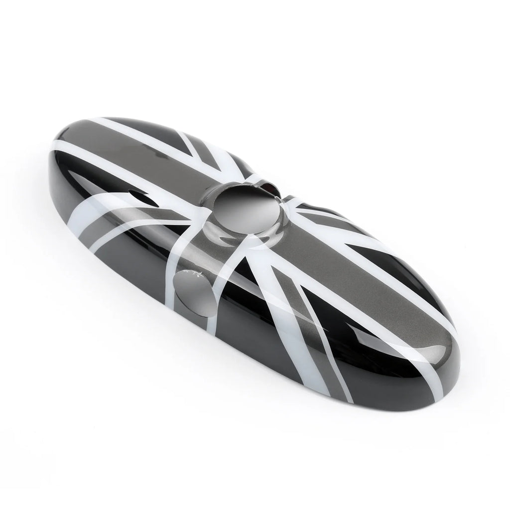 Black Union Jack Rear View Mirror Cover H210822