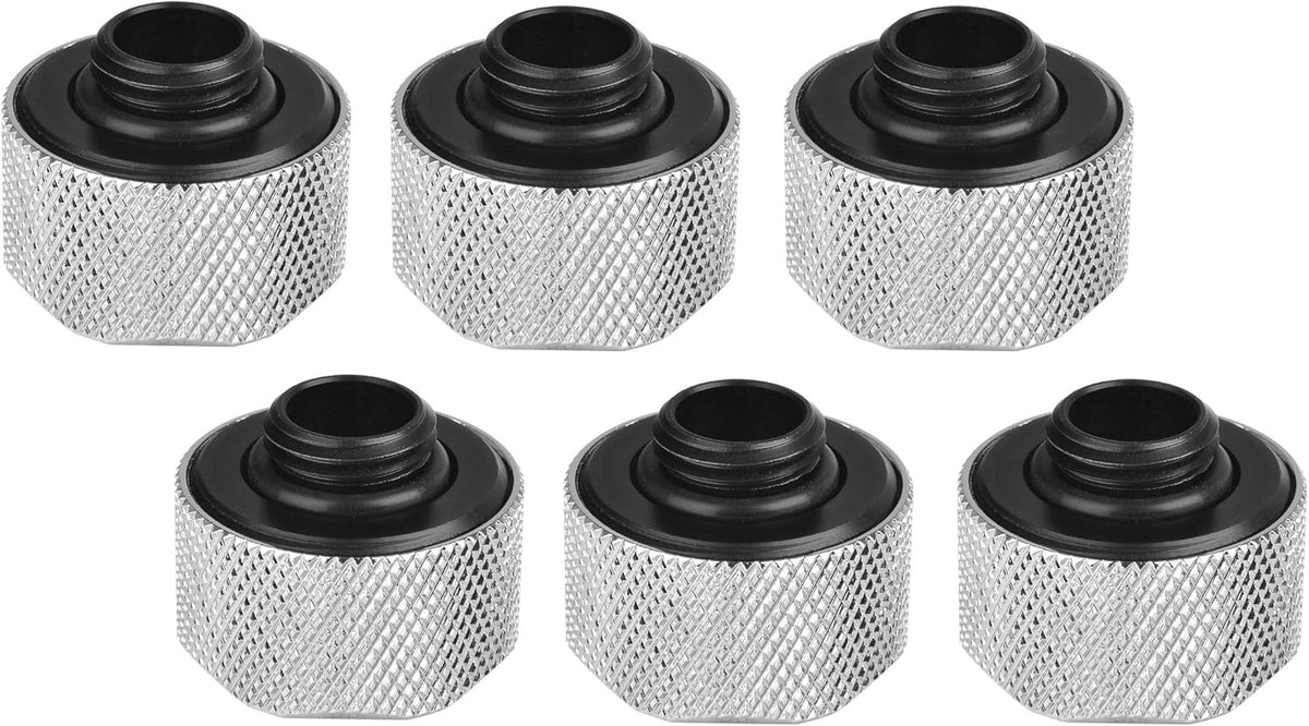 Chrome 16 mm PETG Tube Compression Fitting (Pack of 6) X300