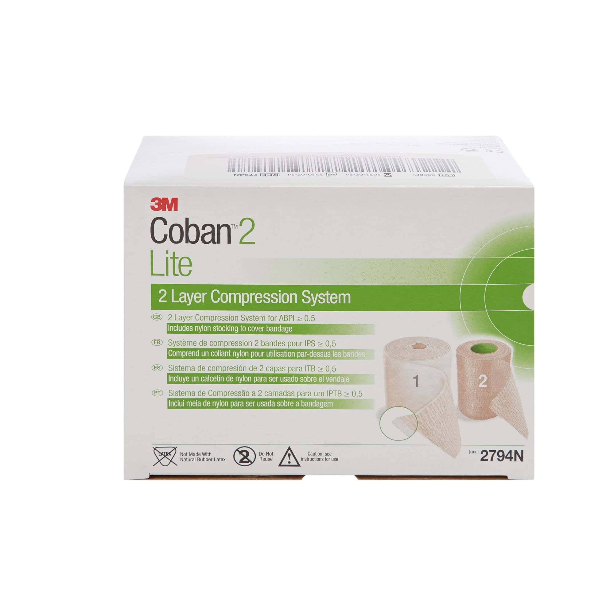 2 Layer Compression Bandage System, Case of 8 L381903