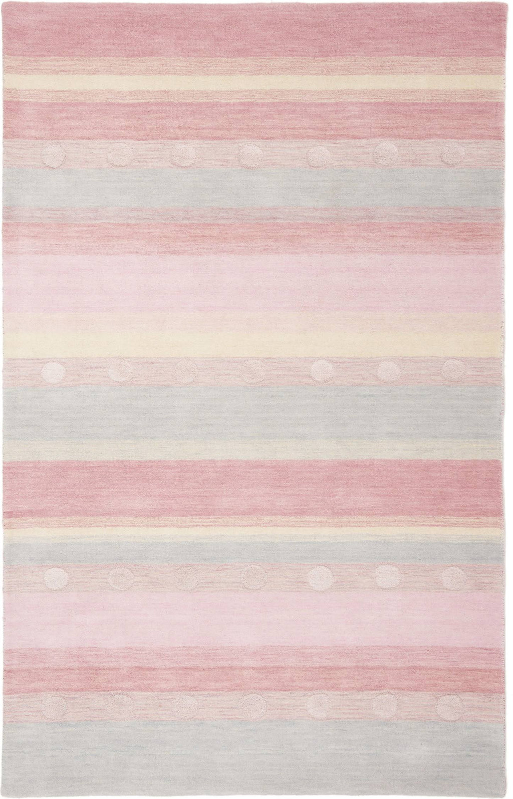 Light Blue / Pink Square Kids Rug T294977