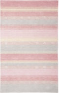 Light Blue / Pink Square Kids Rug T294977