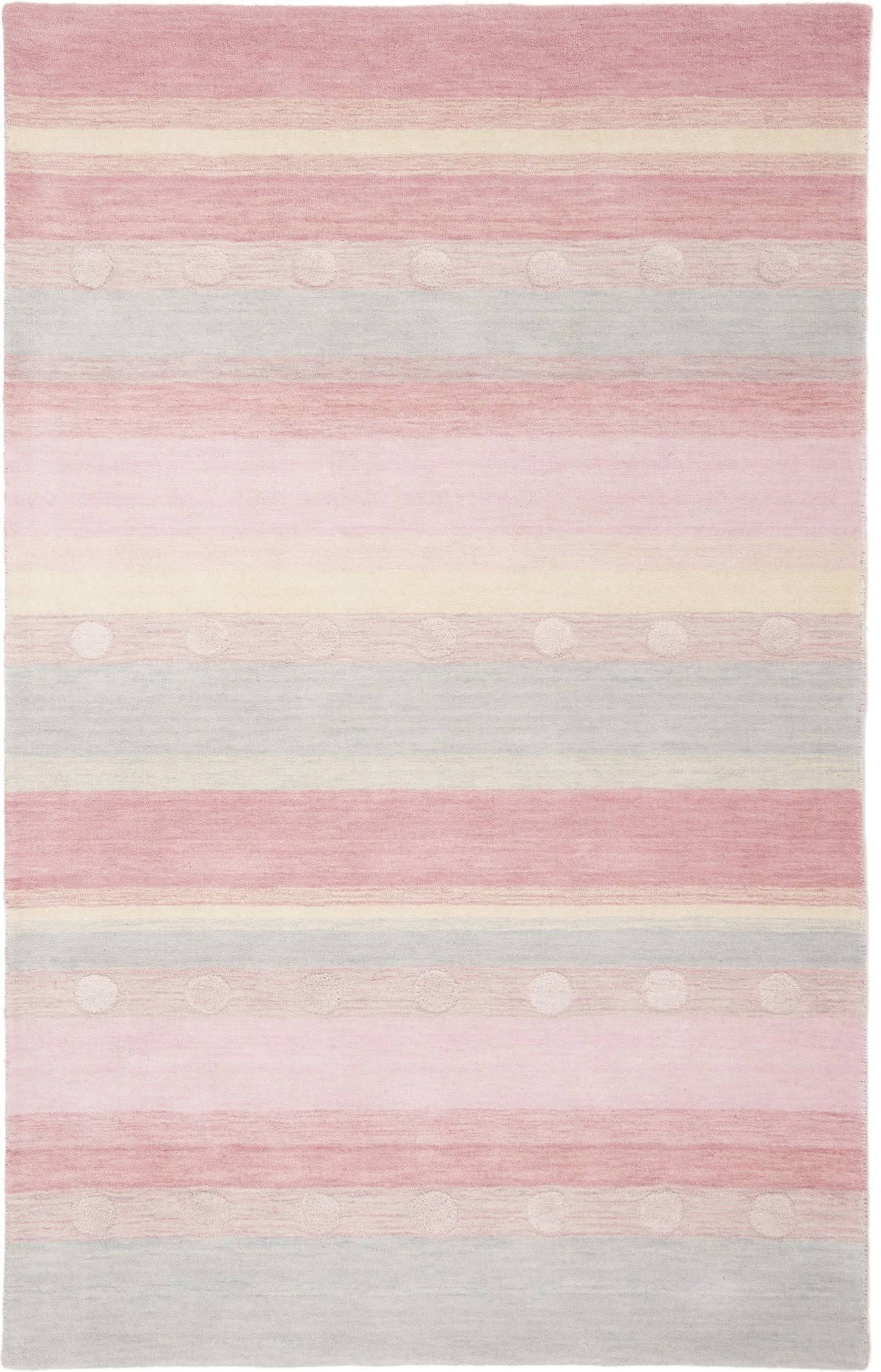 Light Blue / Pink Square Kids Rug T294977