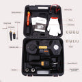 Electric Car Jack Kit 5 Ton 12V Hydraulic with Impact Wrench and Tire Inflator Pump Red with LED Light S249194