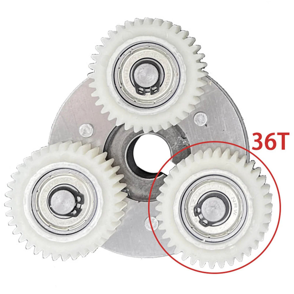 3pcs 6T Planetary Gears Set, Outer Diameter 37mm, Nylon K342
