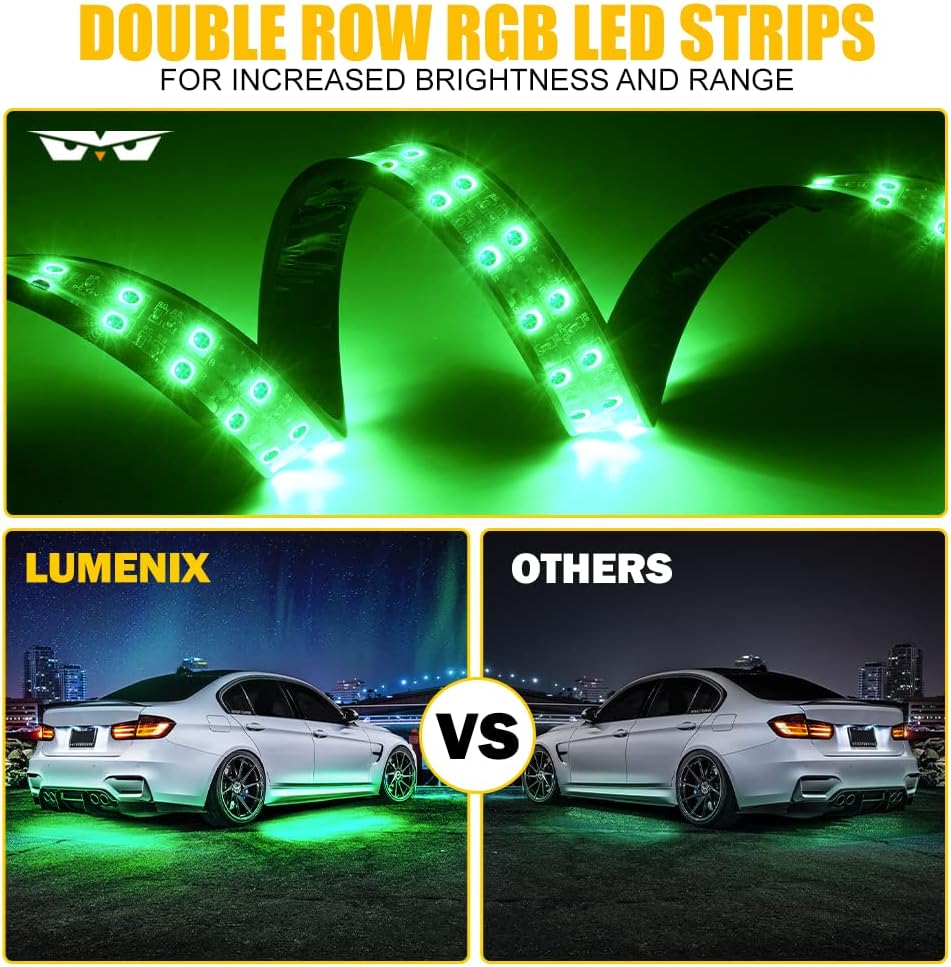 RGB LED Car Underglow Lights Kit (4PCS) L62097