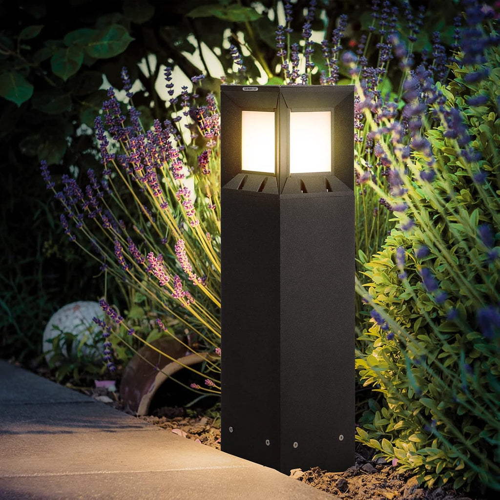 Solar Landscape Path Light, 32 Inches Outdoor Bollard Lighting A5627