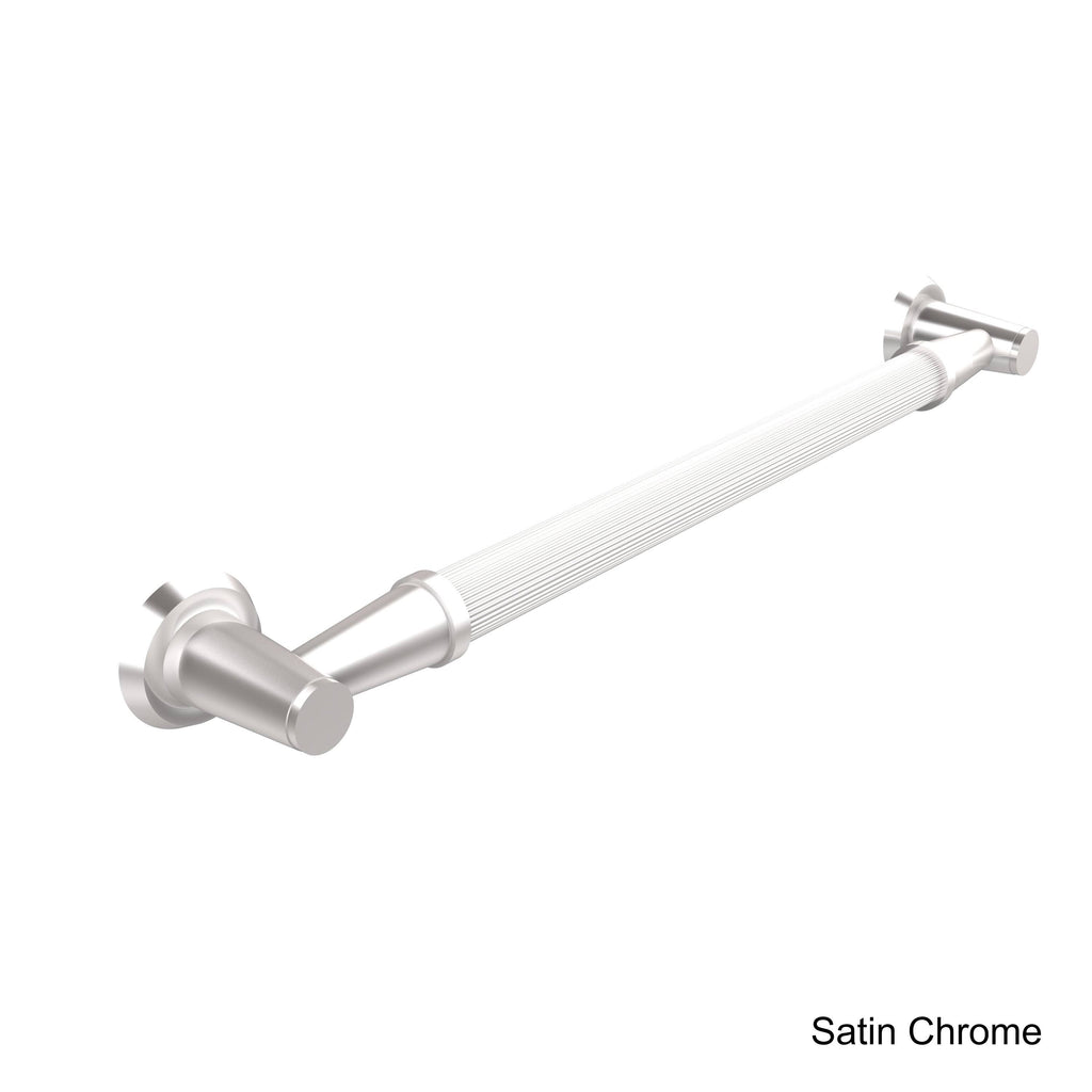 Antique Copper 16-Inch Reeded Grab Bar O80263