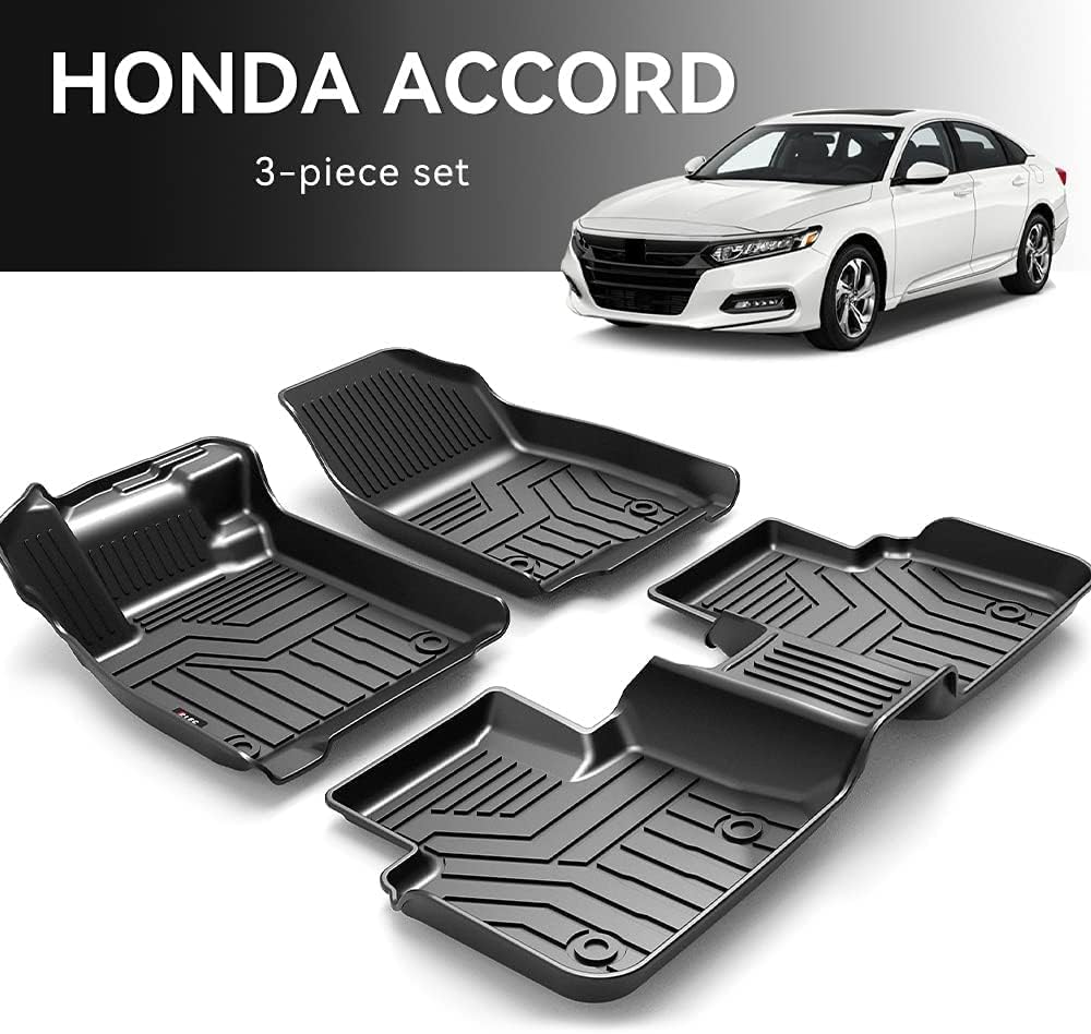 TPE 3D Floor Liners Full Set Waterproof Mats 3 PCS V611741