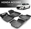 TPE 3D Floor Liners Full Set Waterproof Mats 3 PCS V611741