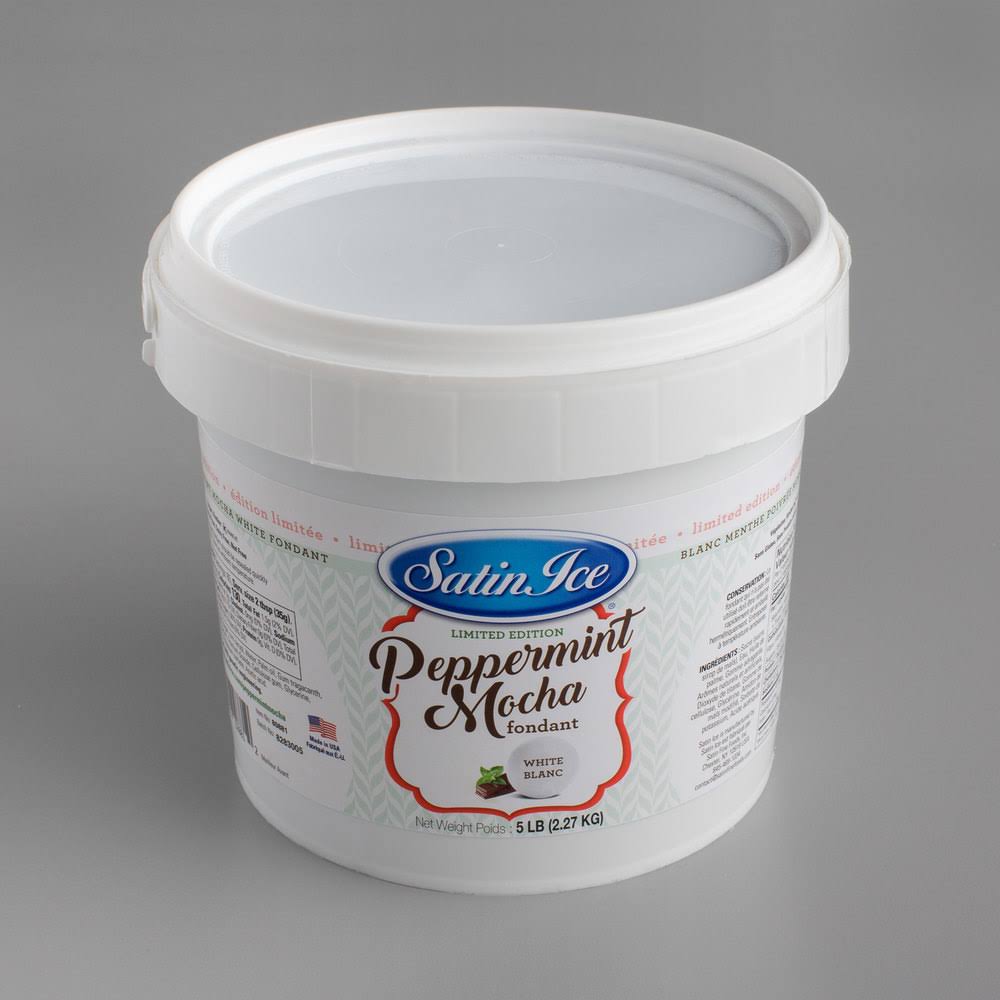Satin Ice Fondant 5Lb Peppermint Mocha Z681