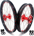 Cast Motorcycle Spoked Wheels Red Hub M678859