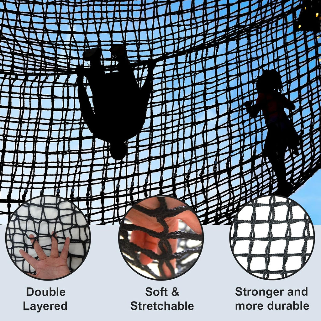 9.8 X 14.8FT Double Layers Climbing Cargo Net R96252