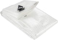 Clear Heavy Duty Waterproof Poly Tarp with Grommets (8 X 10 FT) Z44166