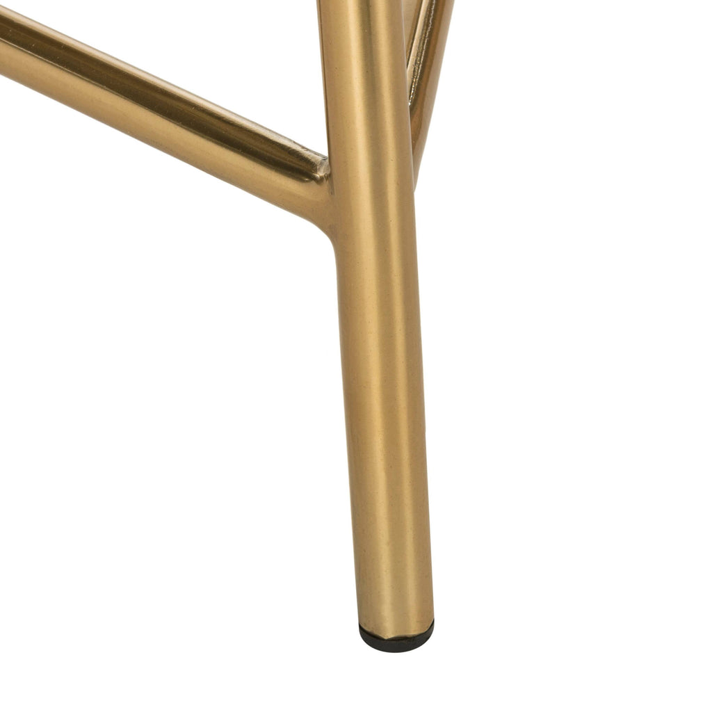 Gold Wire Weaved Counter Stool K94555