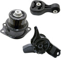 3pcs Set Motor Mounts Kit for Honda Fit 1.5L 4Cylinder Automatic Transmission Pack of 2 Z760110