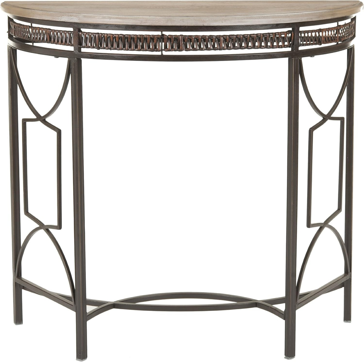 Copper and Red Maple Console Table G3869