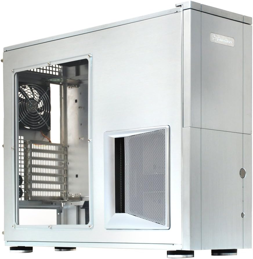 Black Aluminum front panel steel body ATX Mid Tower Computer Case Y60828