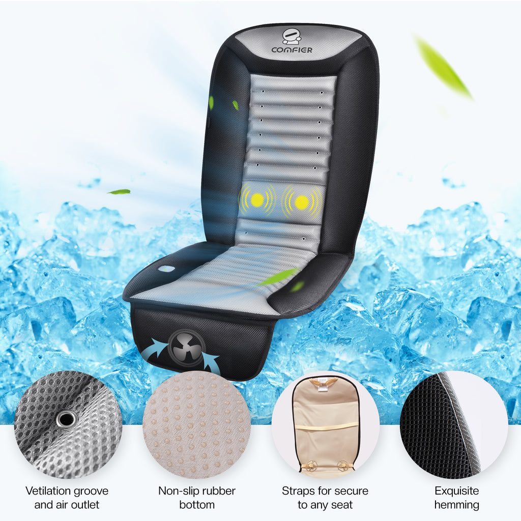Car Seat Cushion with Back Massage O4319