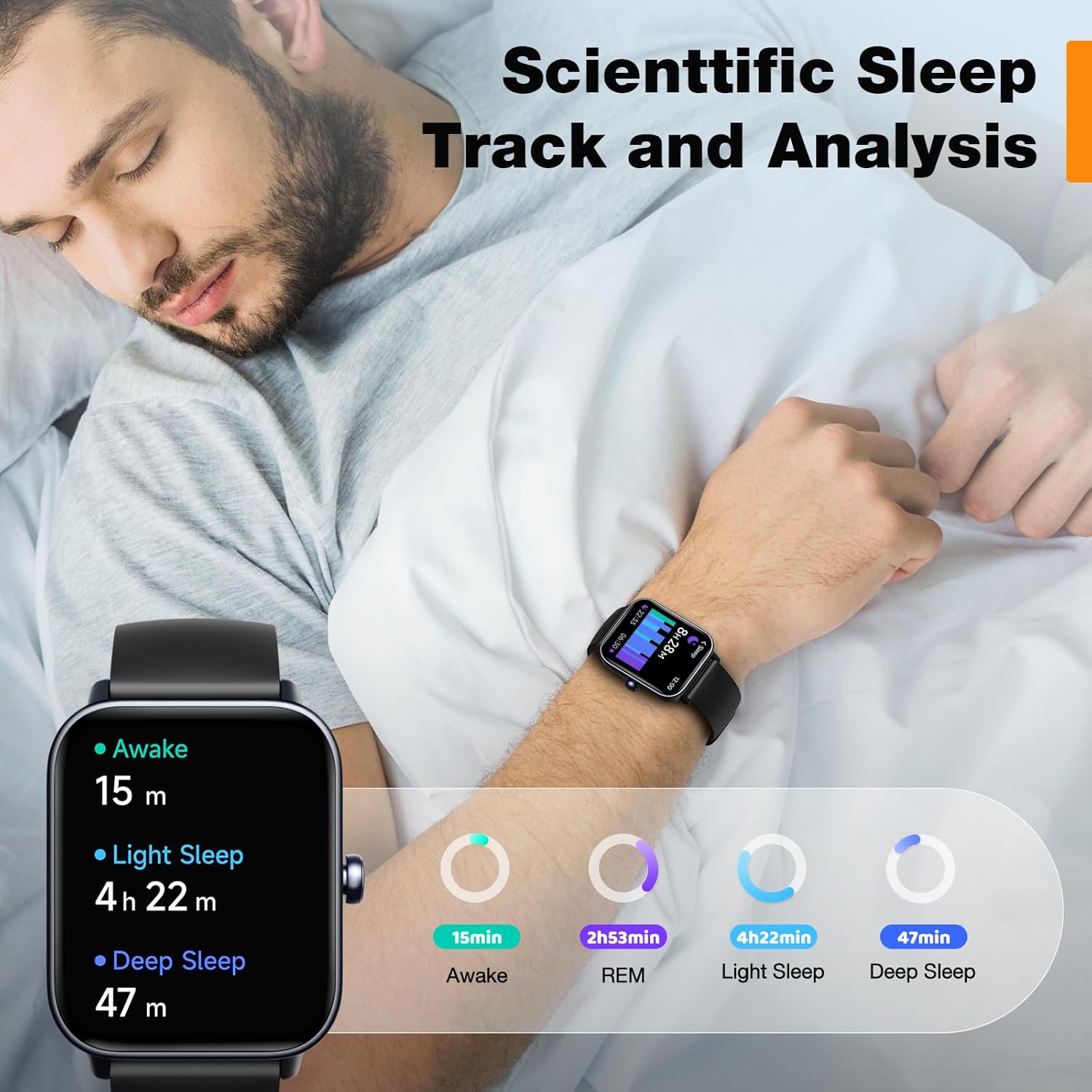 Smart Watch with 1.8" Touchscreen Fitness Tracker Q13750