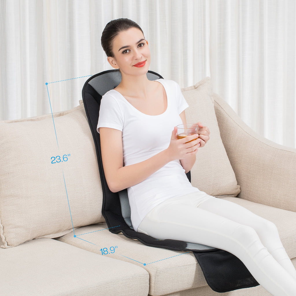 Car Seat Cushion with Back Massage O4319