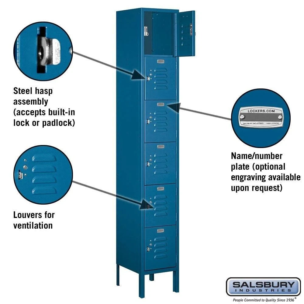 Blue Metal Locker O6717