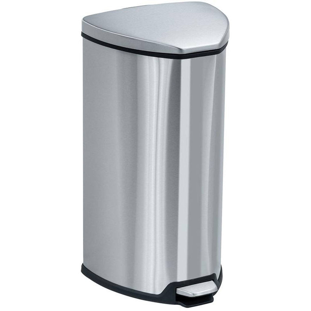 Stainless Steel Trash Can with Flip Lid and Foot Pedal F9025