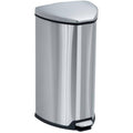 Stainless Steel Trash Can with Flip Lid and Foot Pedal F9025