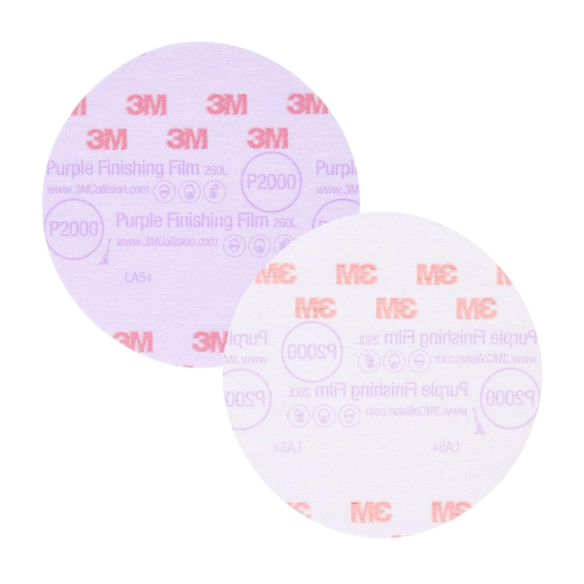 Purple Finishing Film Abrasive Disc, 6 in, P2000, 50 Discs J257