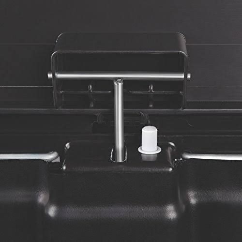 Black 13.2 Gal Plastic Step-On Trash Can L808