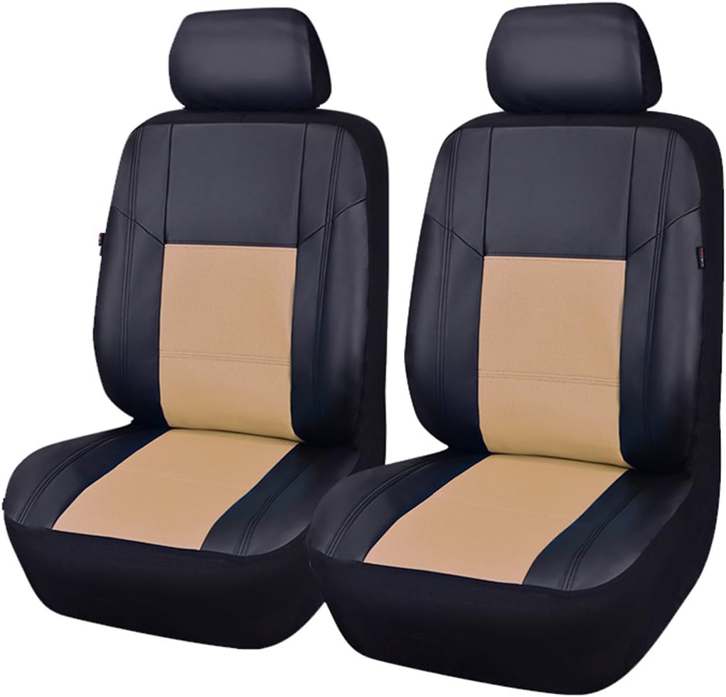 2 Pc PU Leather Car Seat Covers N517009