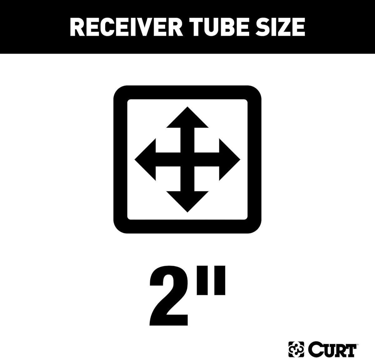 Class 3 Trailer Hitch, 2-Inch Receiver, Black Z926200