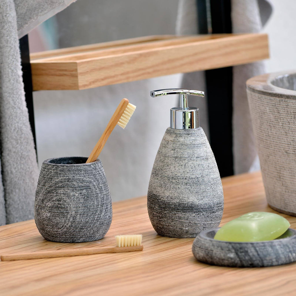 Marble Grey Liquid Soap Dispenser Y935383