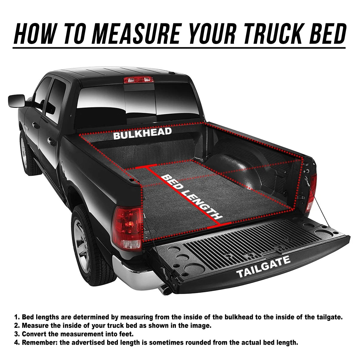 Tri-Fold Soft Top Tonneau Cover for Toyota Pickup Tacoma Z55539