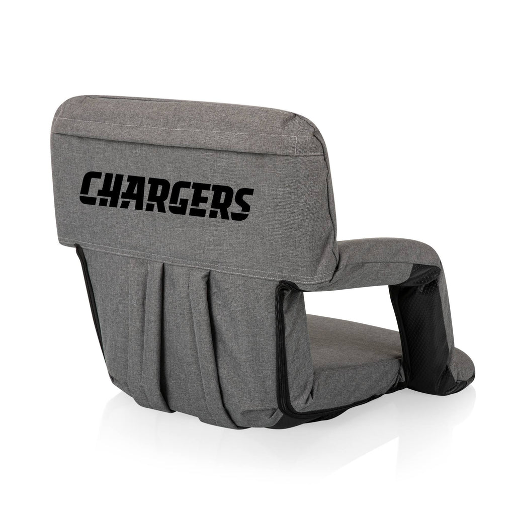 Gray Portable Reclining Stadium Seat K8184