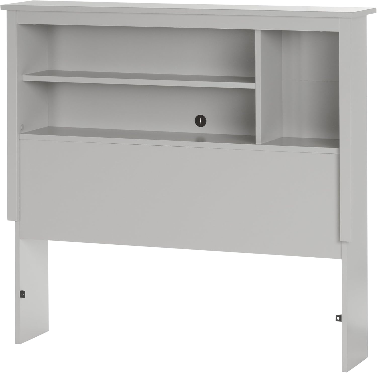 Pure Black Twin Bookcase Headboard Z4295