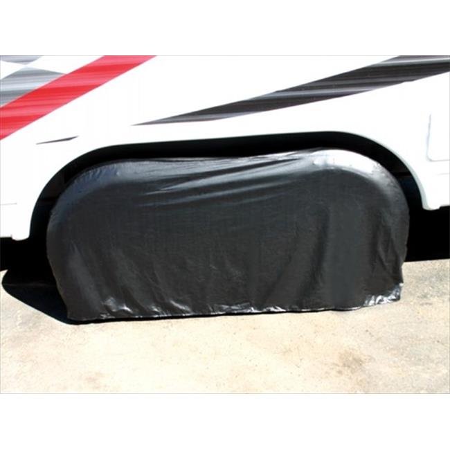 Black Double Axle Tire Guard C2442
