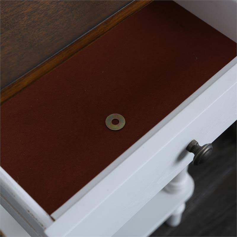 White Wood Writing Desk D1503