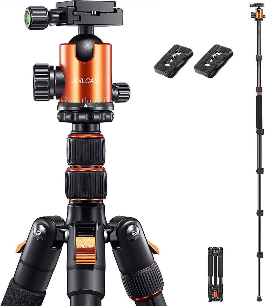 Blue Aluminum Camera Tripod Monopod, Pack of 2 F261